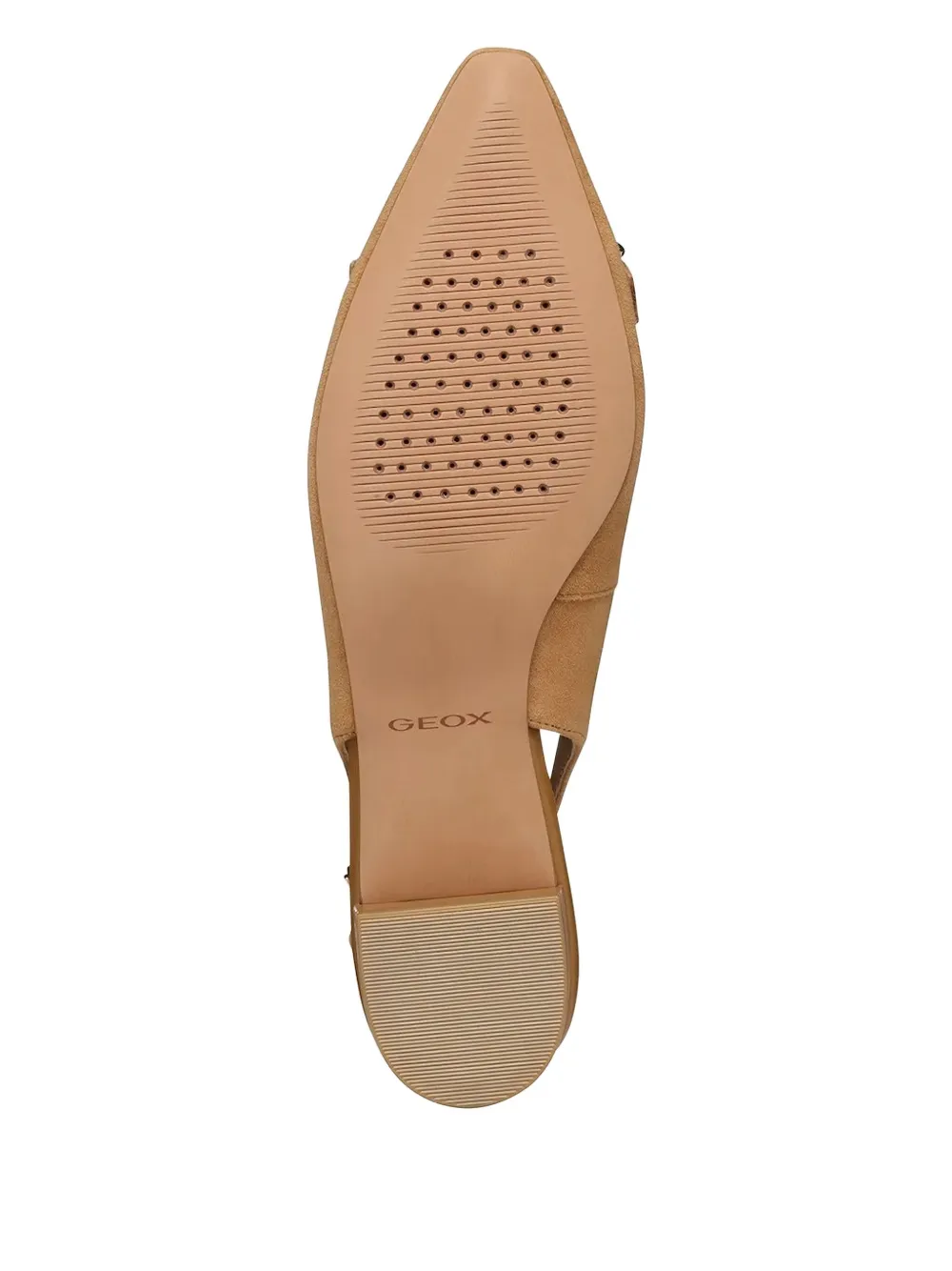 Geox Giselda15 Slingback Buckle Ballet Flats In Brown