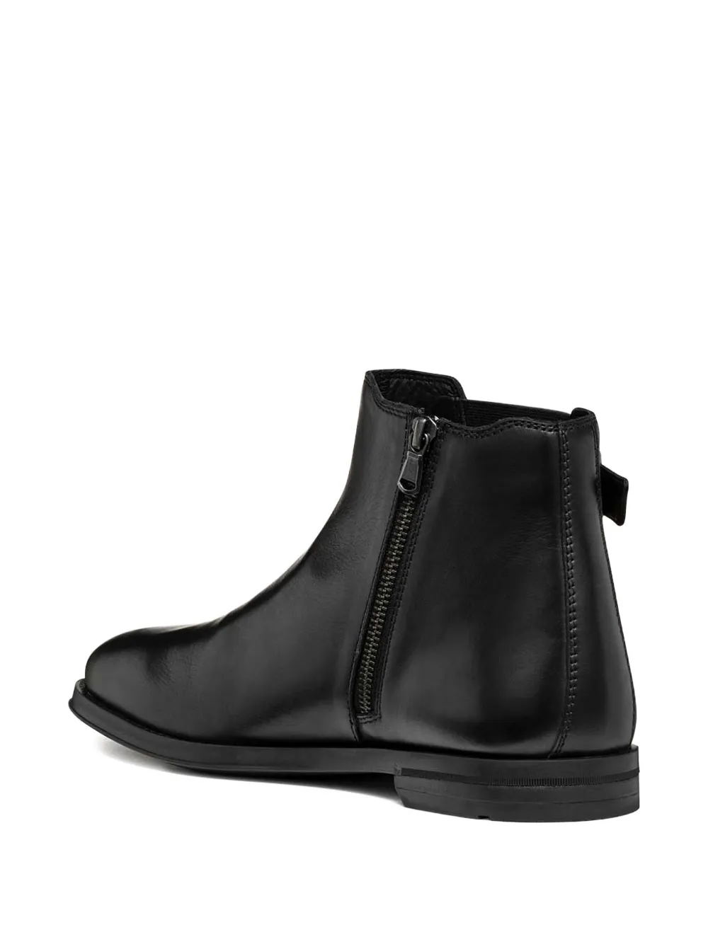 Geox buckle-fastening leather boots Black