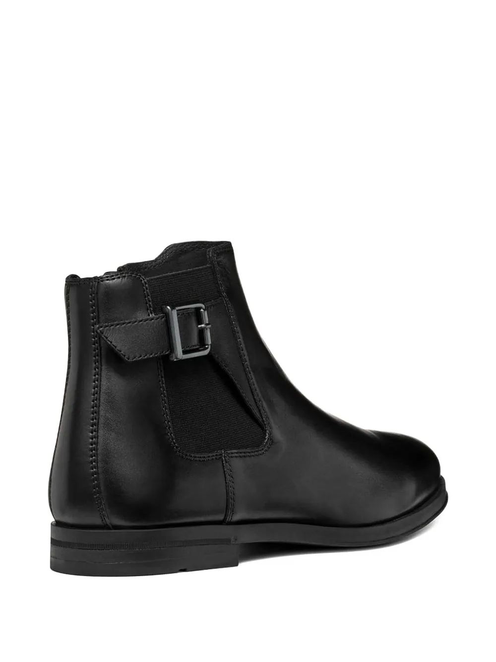 Geox buckle-fastening leather boots Black