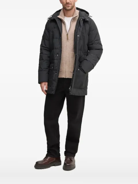 Geox hooded quilted coat