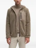 Geox fleece zip-up hoodie - Brown