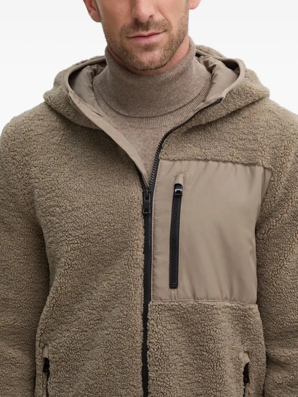 Geox Hoodie met rits Groen
