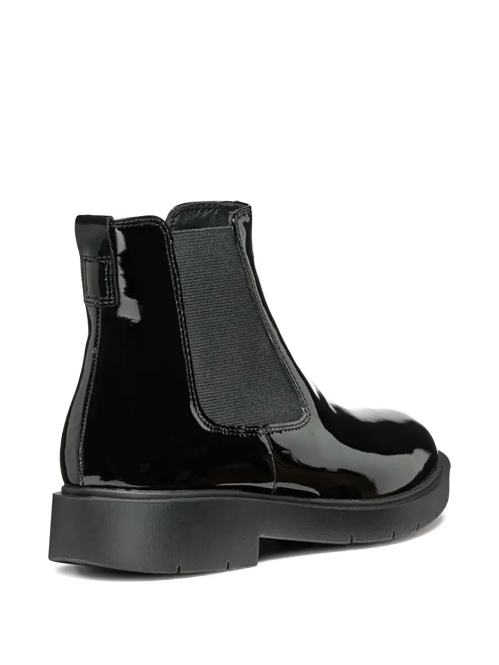 Geox leather chelsea boots Black