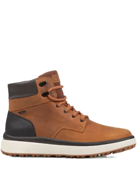 Geox leather lace-up boots