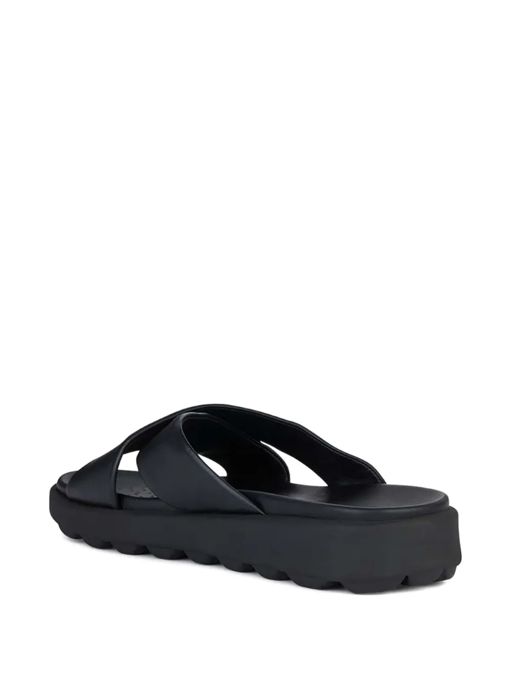 Geox Slippers met gekruiste bandjes Zwart