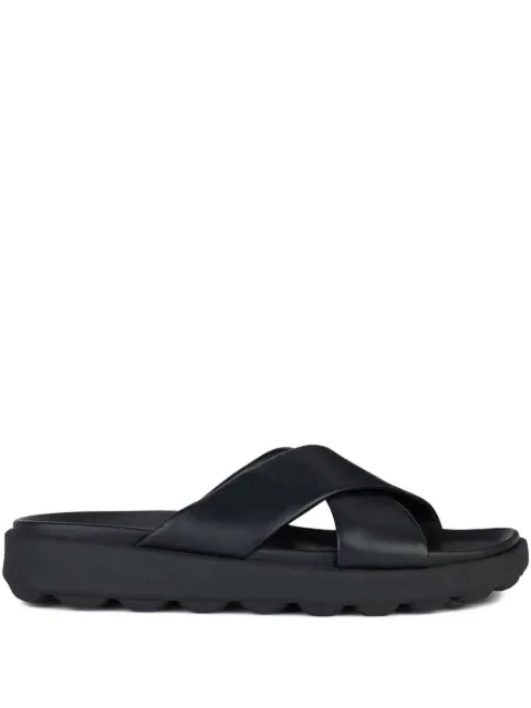 Geox cross-strap slides