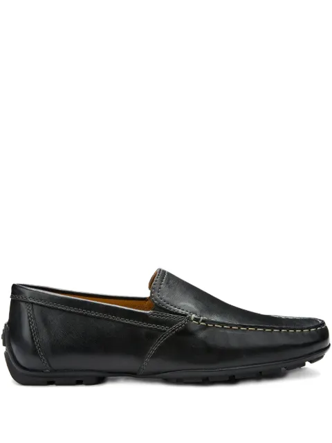 Geox Moner B leather slip-on loafers