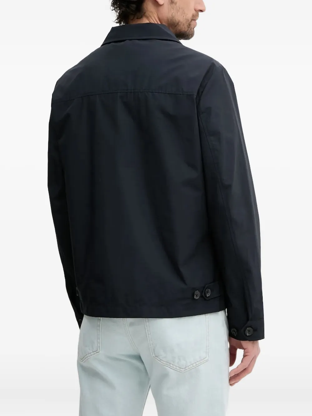 Geox Vincit shirtjack met rits Blauw