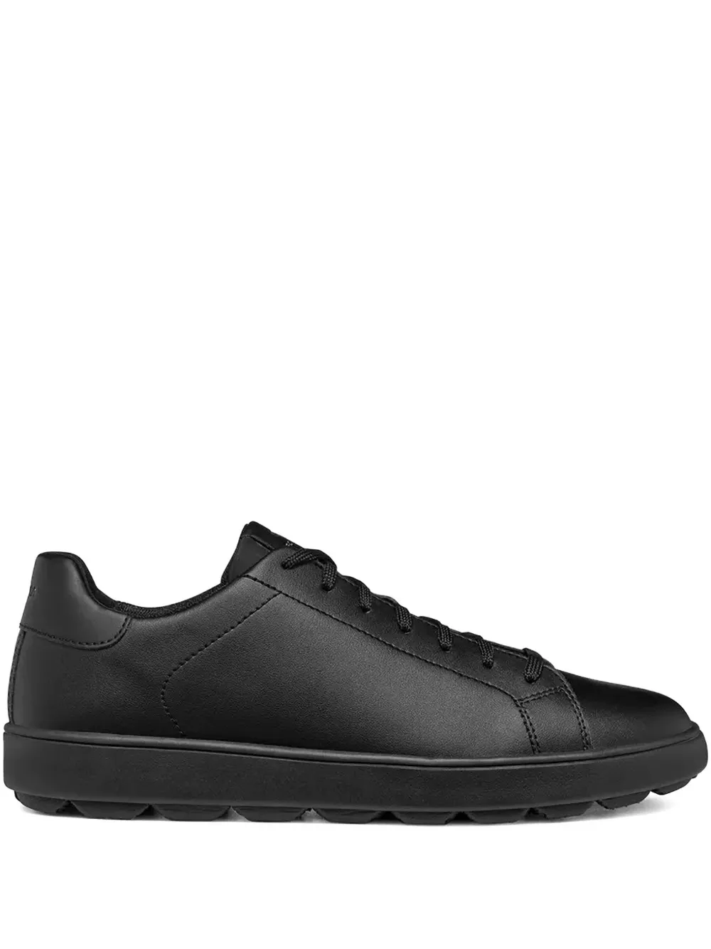 Geox Spherica™ ECUB-1 lace-up leather sneakers Black