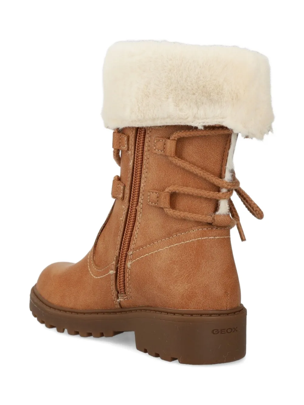 Geox faux-fur cuff boots - Bruin