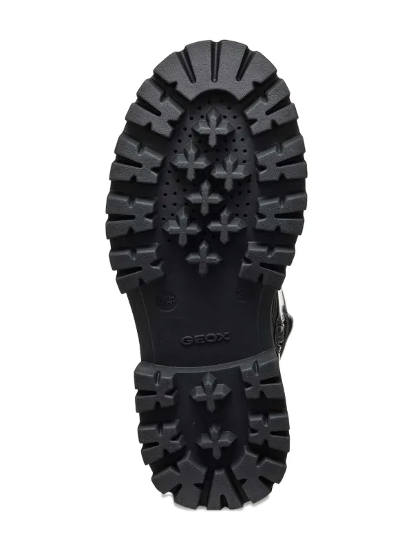 School Laarzen Geox Chelsea Laarzen Voor Meisjes Ademend MAQUINNENS FILLE: Bottines De Motard - Noir Geox Maquinnens Chelsea Laarzen Ademend Winterlaarzen Meisjes
