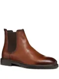 Geox leather elastic-sided boots - Brown