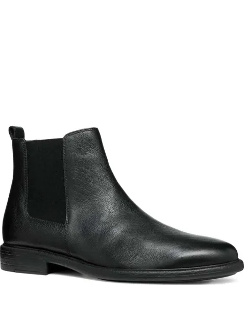 Geox elastic-panel leather Chealsea boots