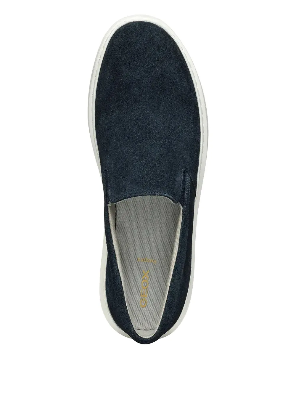 Geox Deiven slip-on suède sneakers Blauw