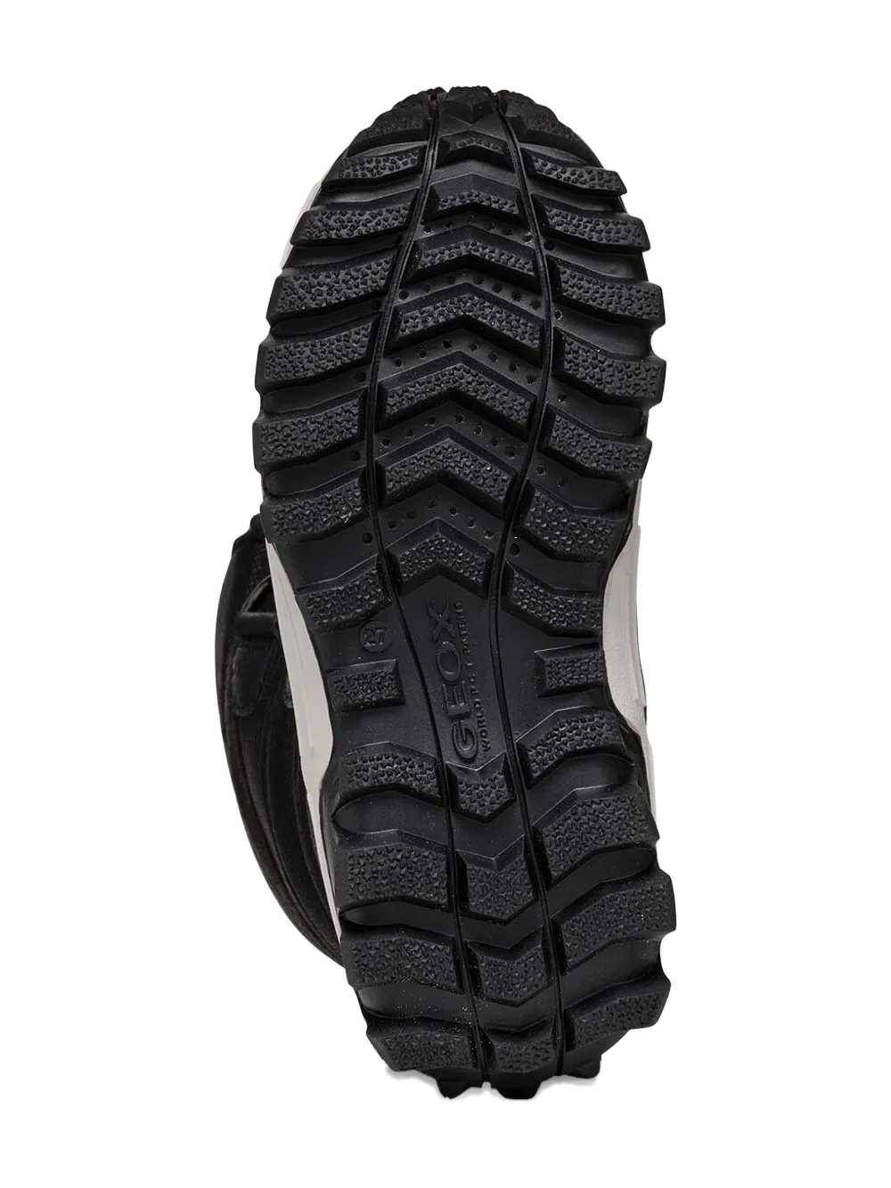 Geox Himalaya Abx gewatteerde veterlaarzen Zwart