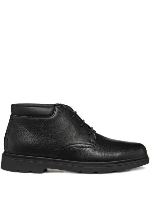 Geox leather lace-up ankle boots