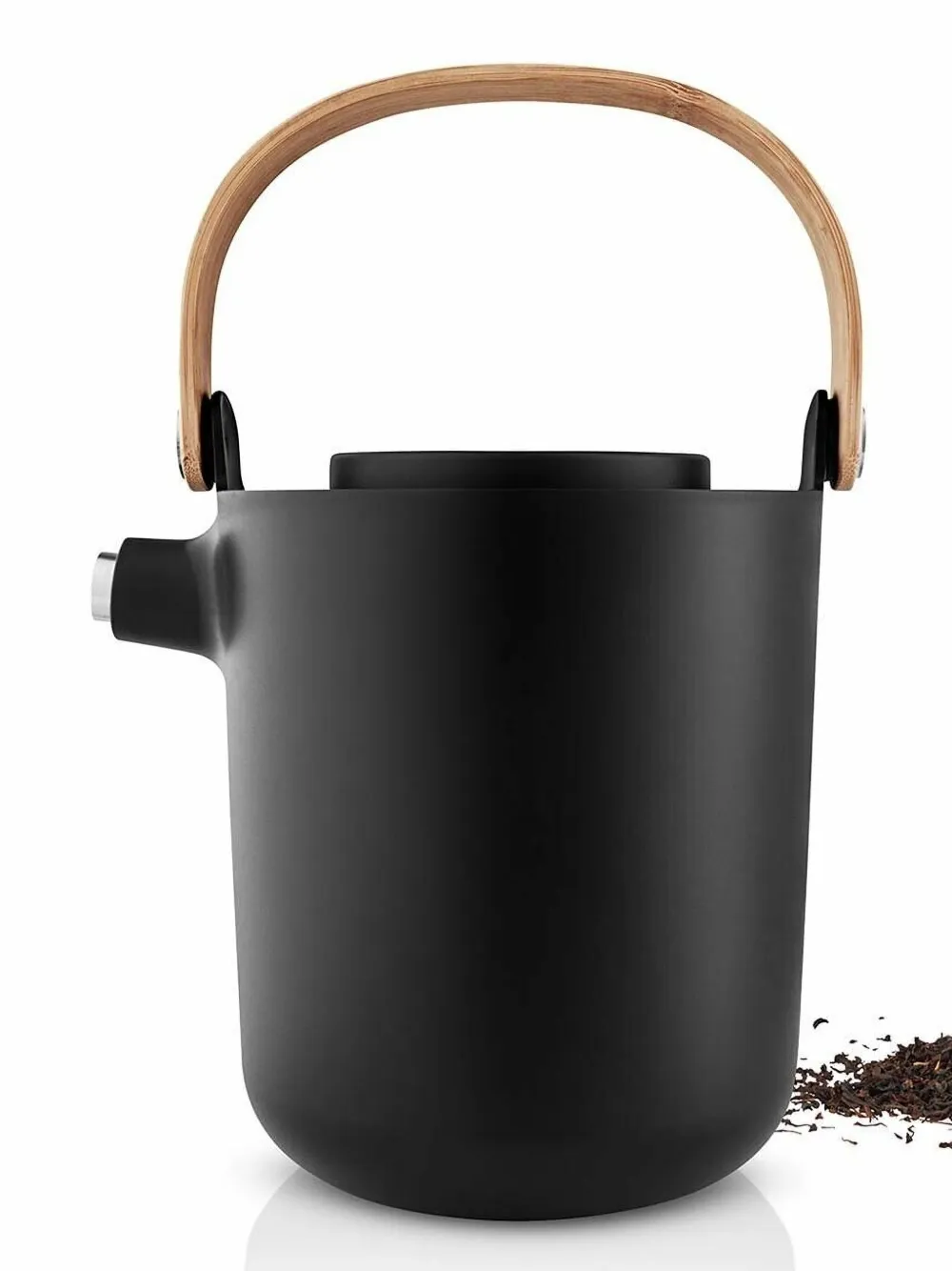  Eva Solo Bamboo-handle Teapot (20cm X 15cm) - Black 