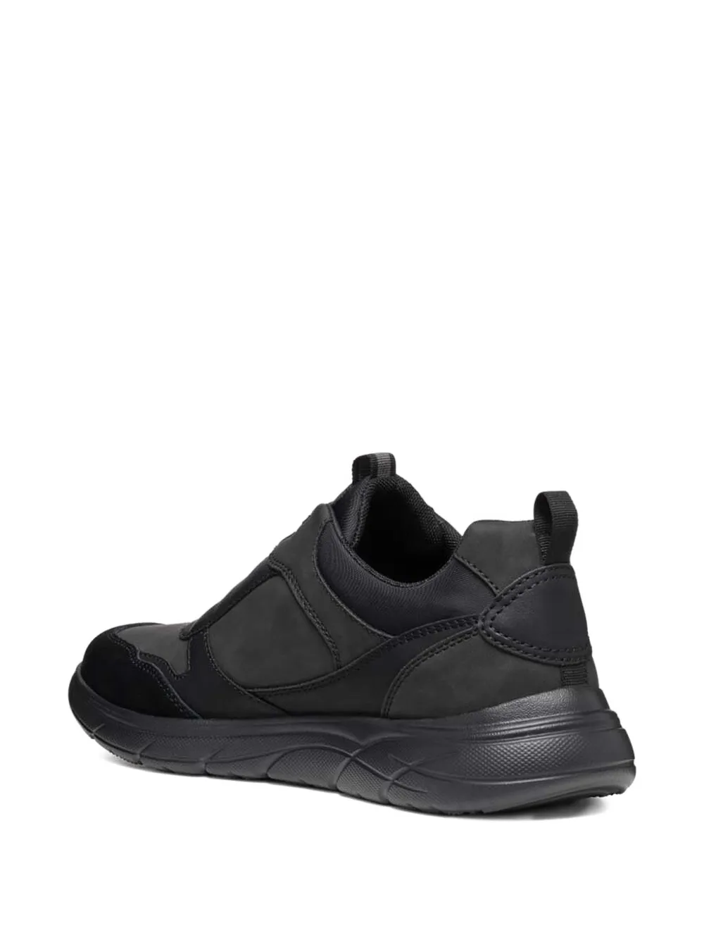 Geox slip-on panelled trainers Black