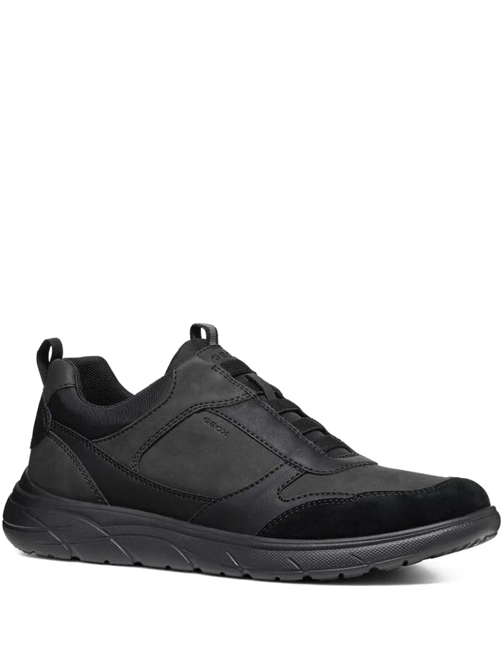 Geox slip-on panelled trainers Black