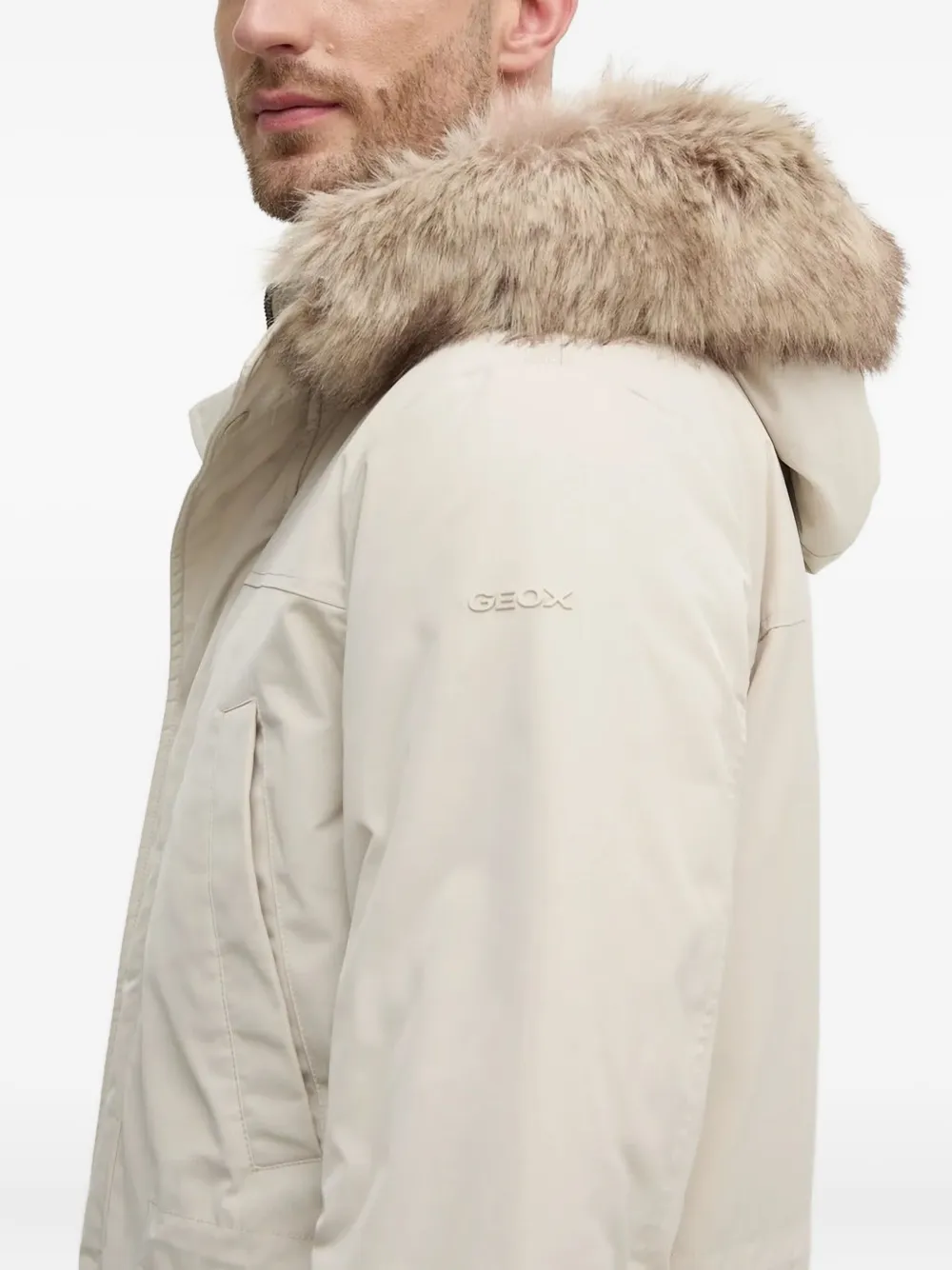 Geox Jack met capuchon Wit