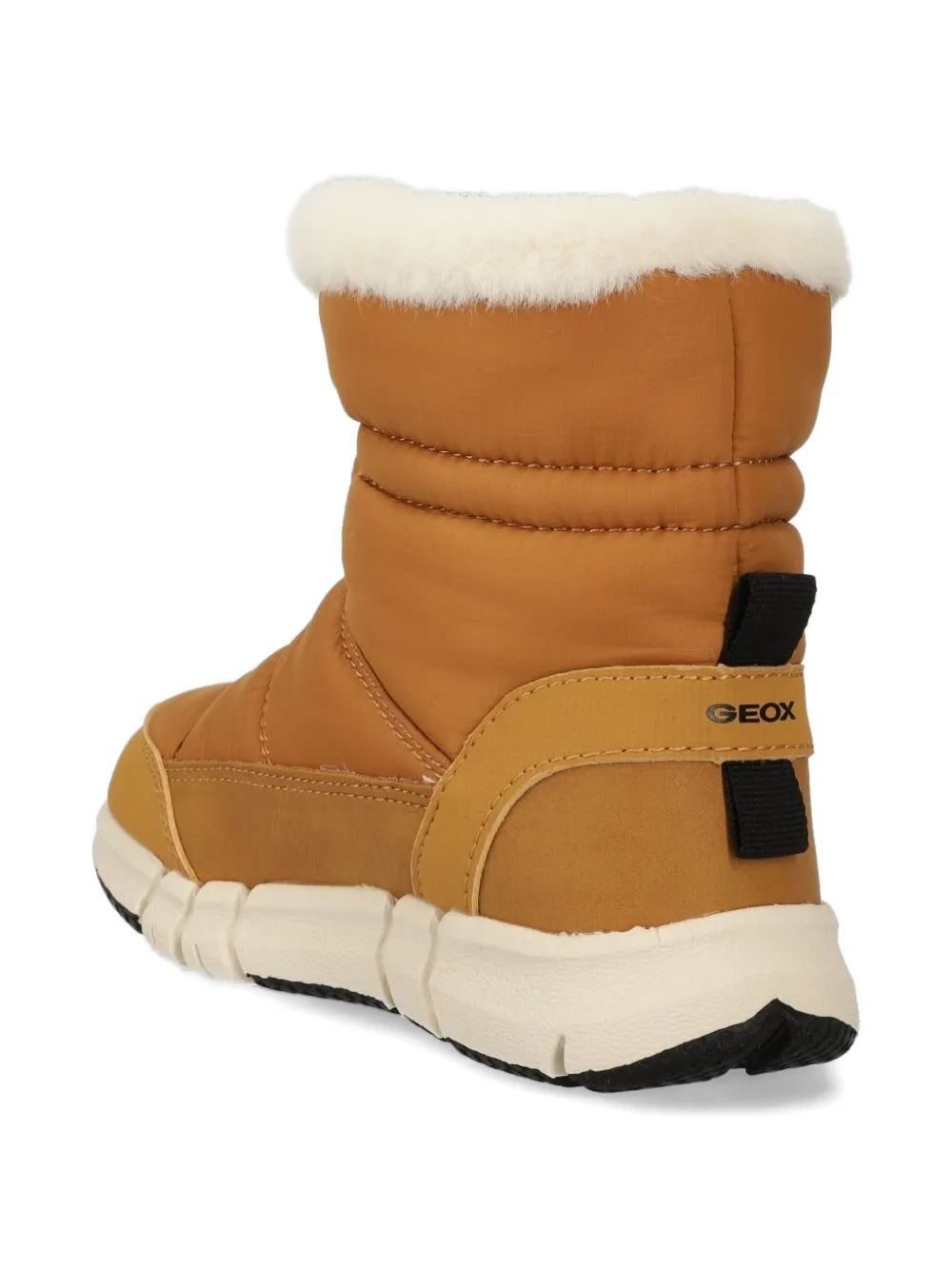 Geox Flexyper quilted faux-fur trim boots - Bruin