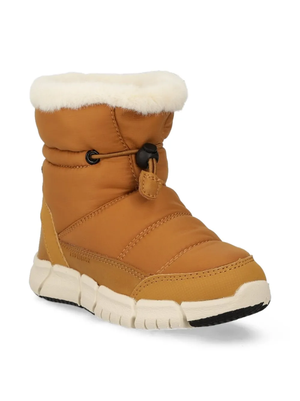 Geox Flexyper quilted faux-fur trim boots Brown