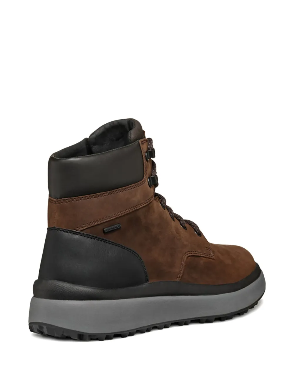 Geox leather hiking boots Brown