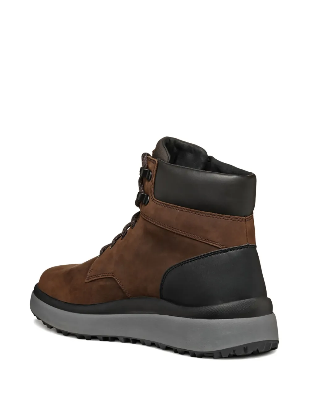 Geox leather hiking boots Brown