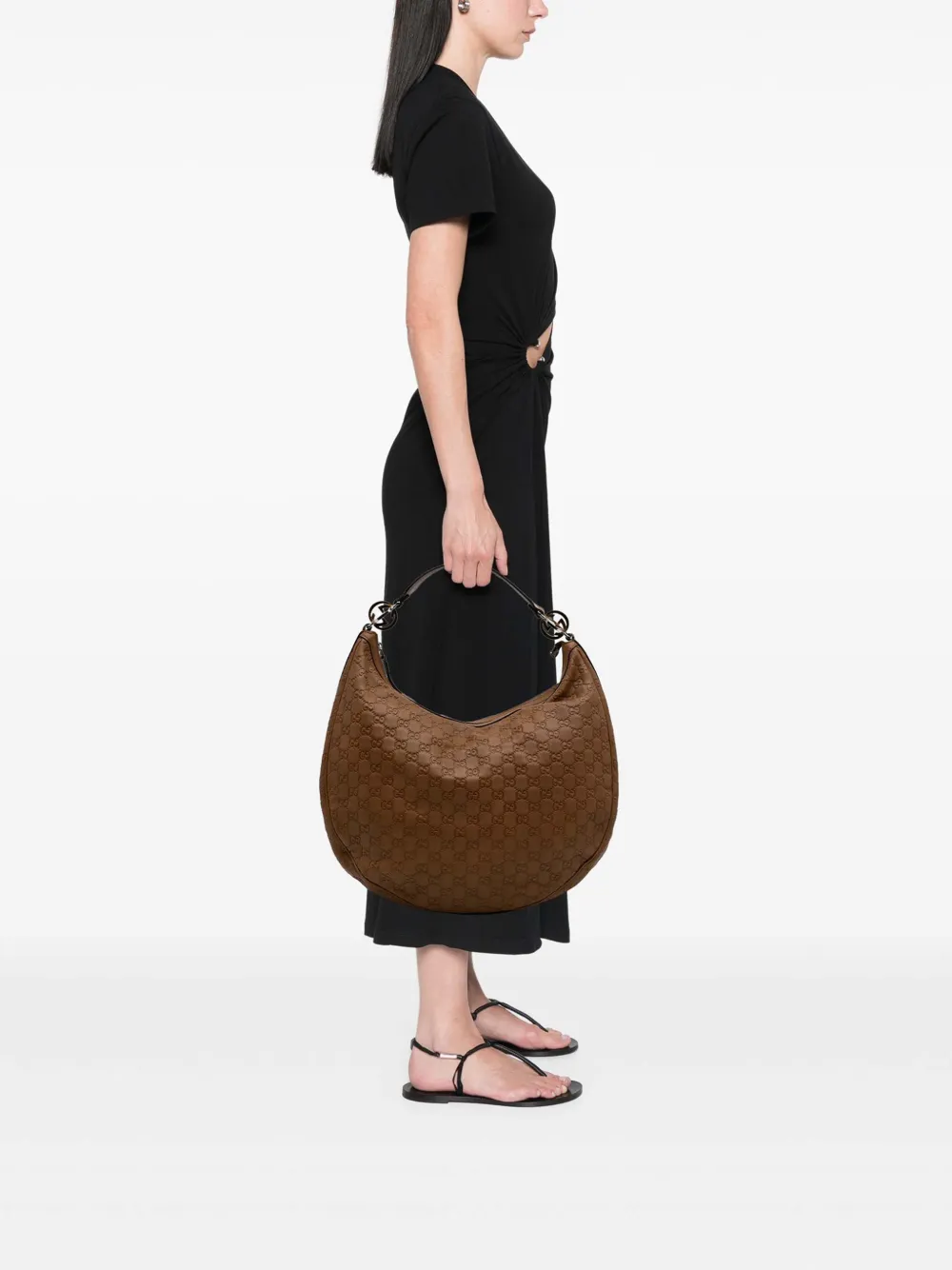Gucci Pre-Owned 2016-2024 Large Guccissima Twins hobo bag | Pre-Owned | Image 2