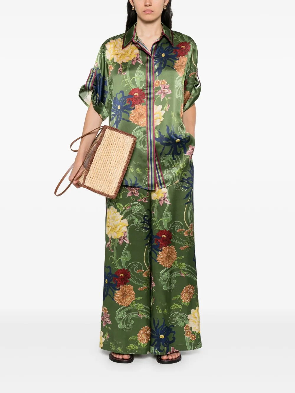 ALEMAIS Avery blouse Groen