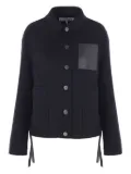 LOEWE button-fastening multi-pocket jacket - Black