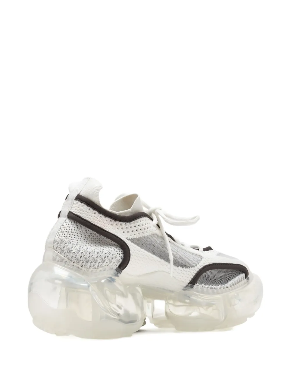 GROUNDS Moopie Jaws bubble-sole sneakers White