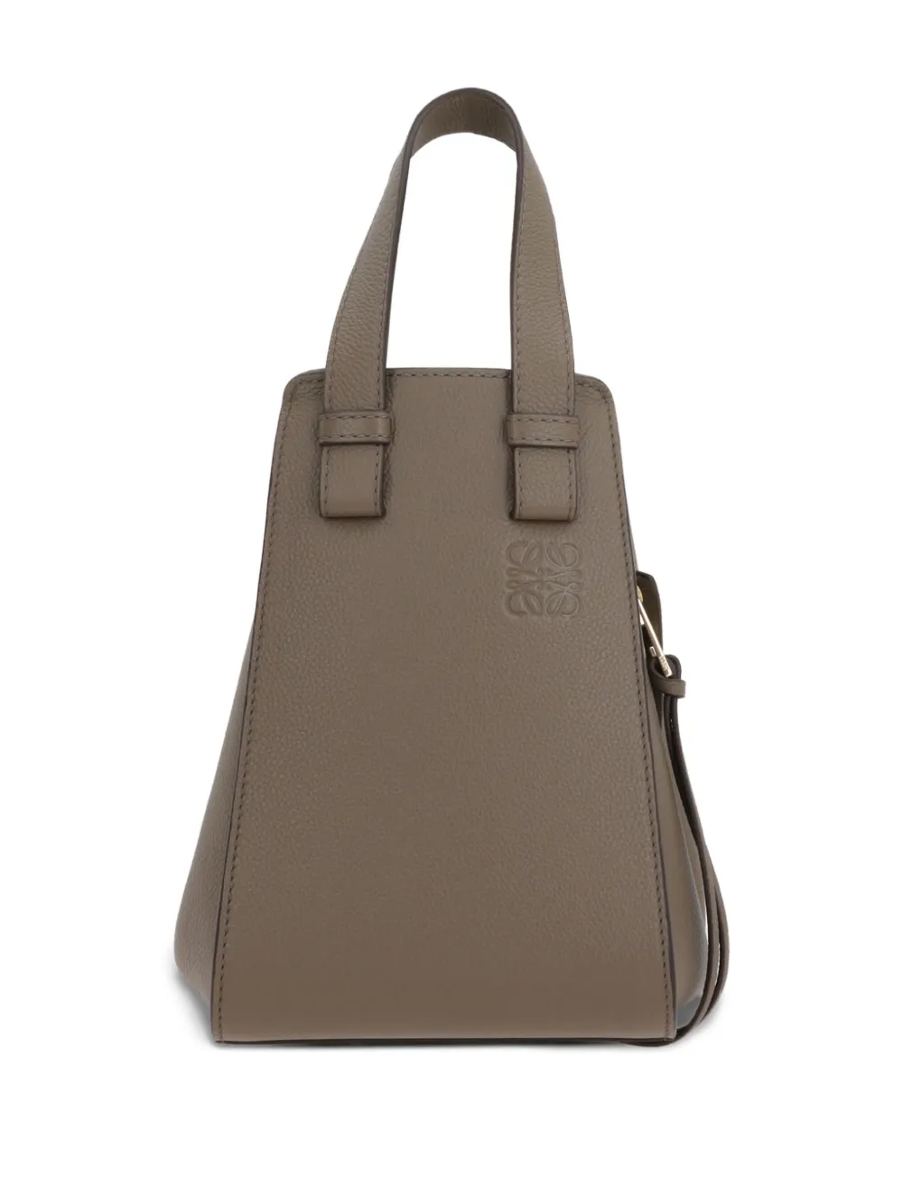 LOEWE Hammock shopper van kalfsleer met handgreep Bruin