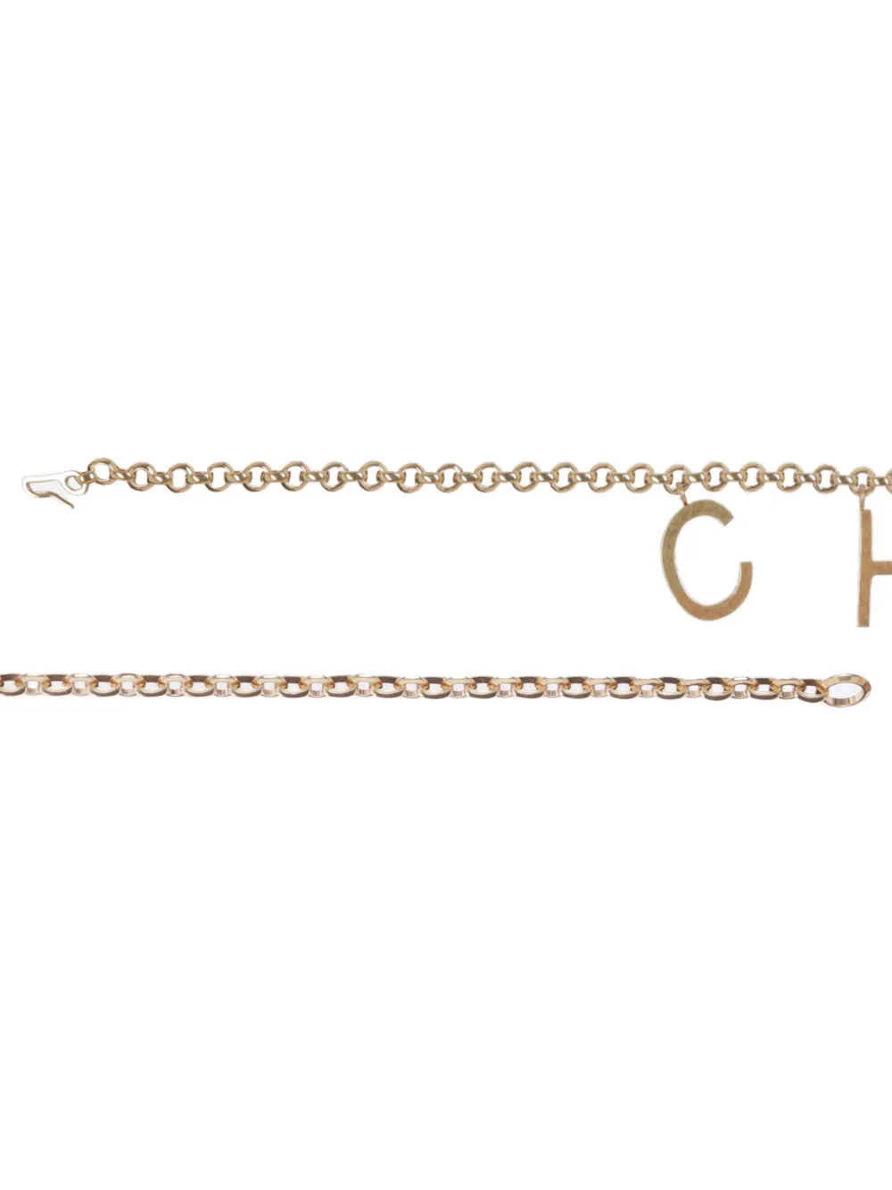 Chloé Kettingriem met letters Goud