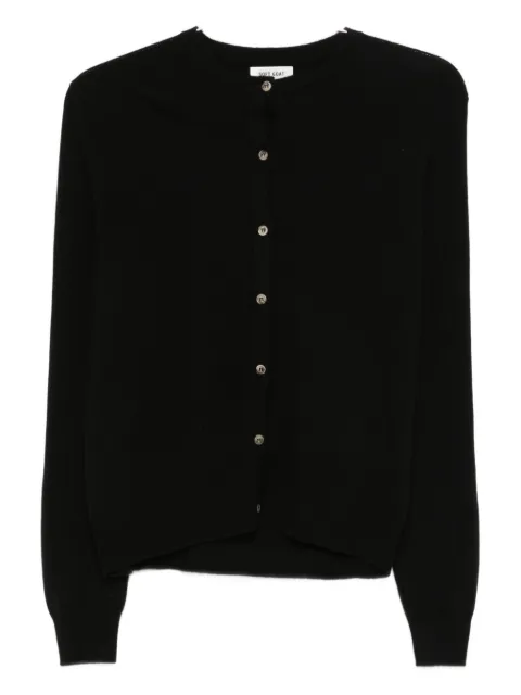 Soft Goat crew-neck fine-knit cardigan