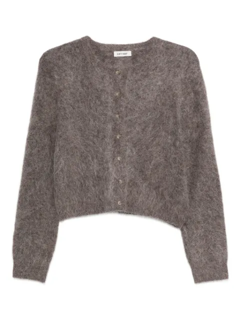 Soft Goat alpaca wool-blend buttoned cardigan