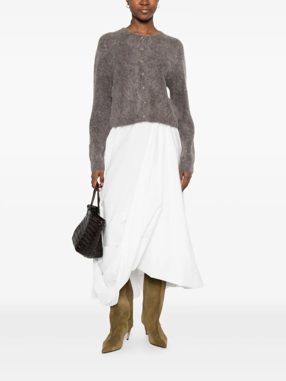 Soft Goat alpaca wool-blend buttoned cardigan | Cardigans | Image 2