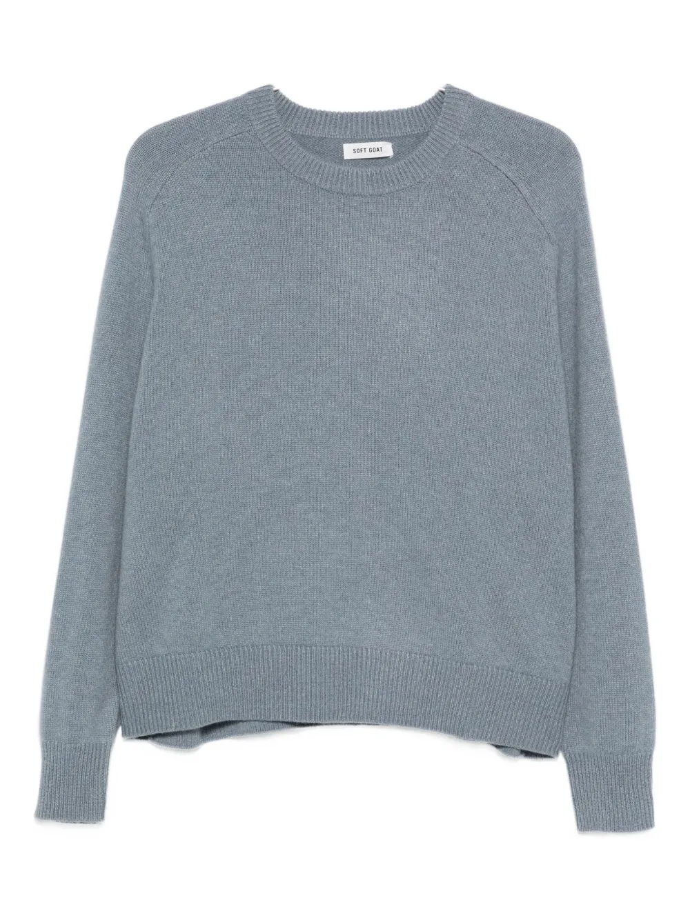 Soft Goat crew-neck sweater - ブルー Soft Goat crew-neck sweater - ブルー