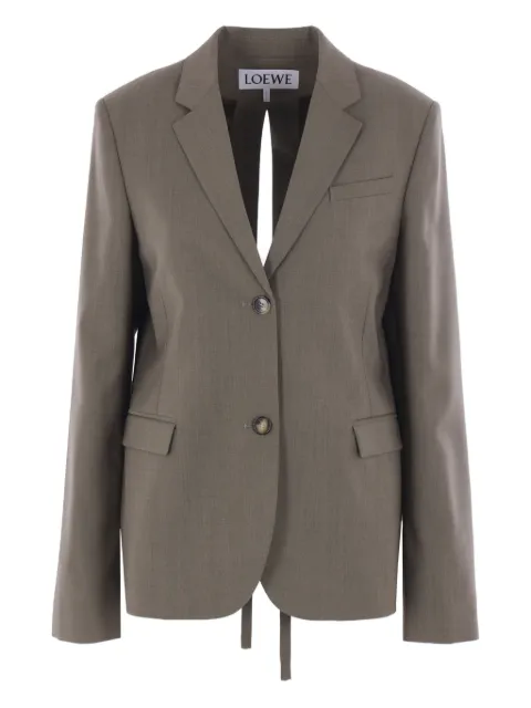 LOEWE tie-back wool blazer