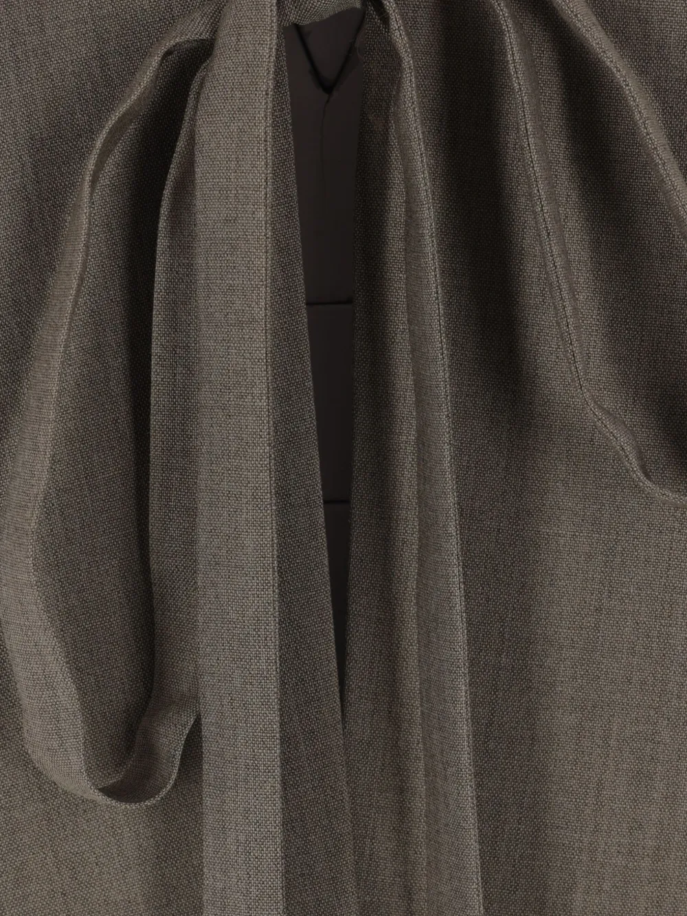LOEWE Wollen blazer met gestrikte rug Groen