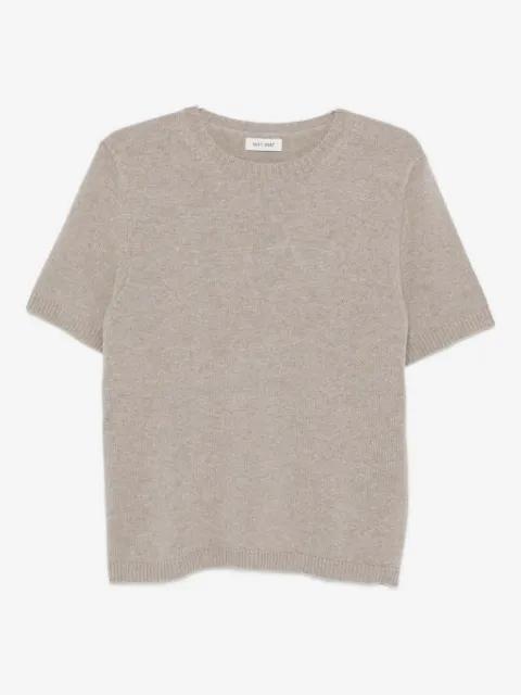 Soft Goat playera tejida con cuello redondo
