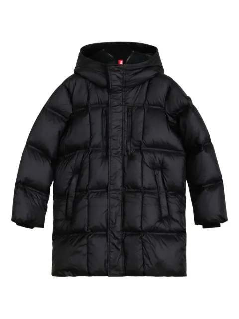 AI Riders On The Storm quilted hooded coat
