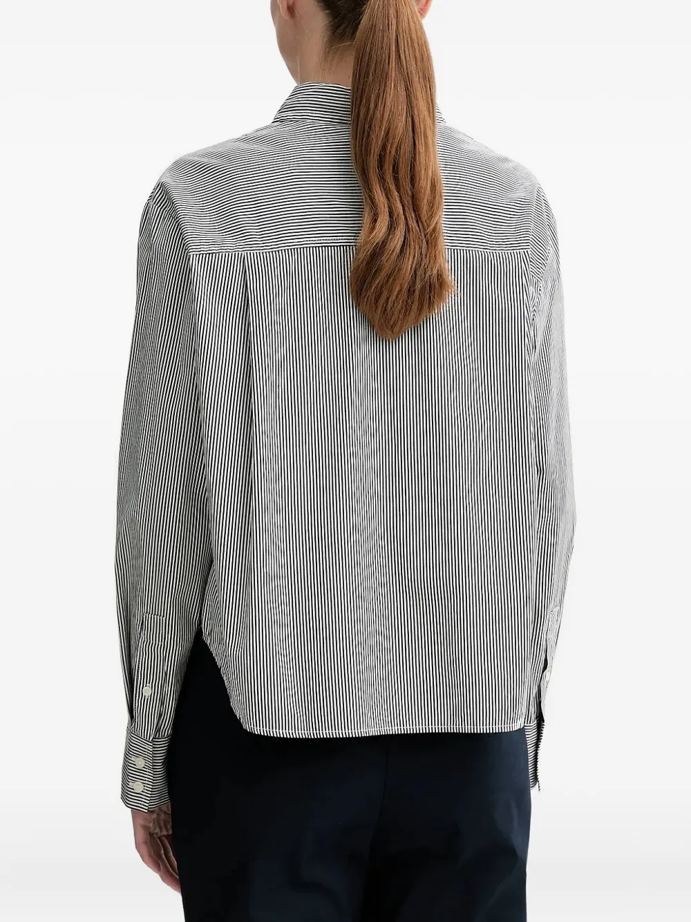 Marc O'Polo Blouse met krijtstreep Wit