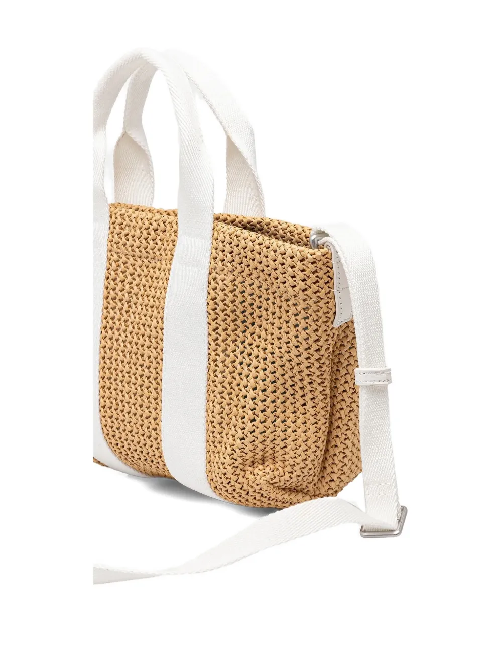 Marc O'polo Small Woven Tote Bag In Neutral