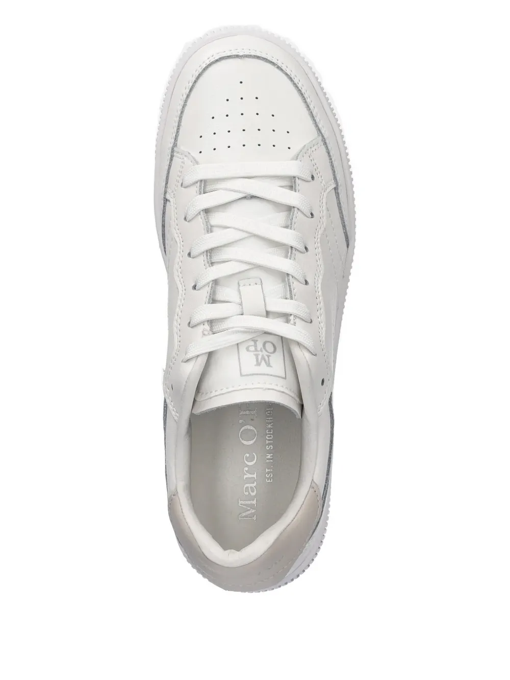 Marc O'Polo Sneakers met leren vlakken - Roze