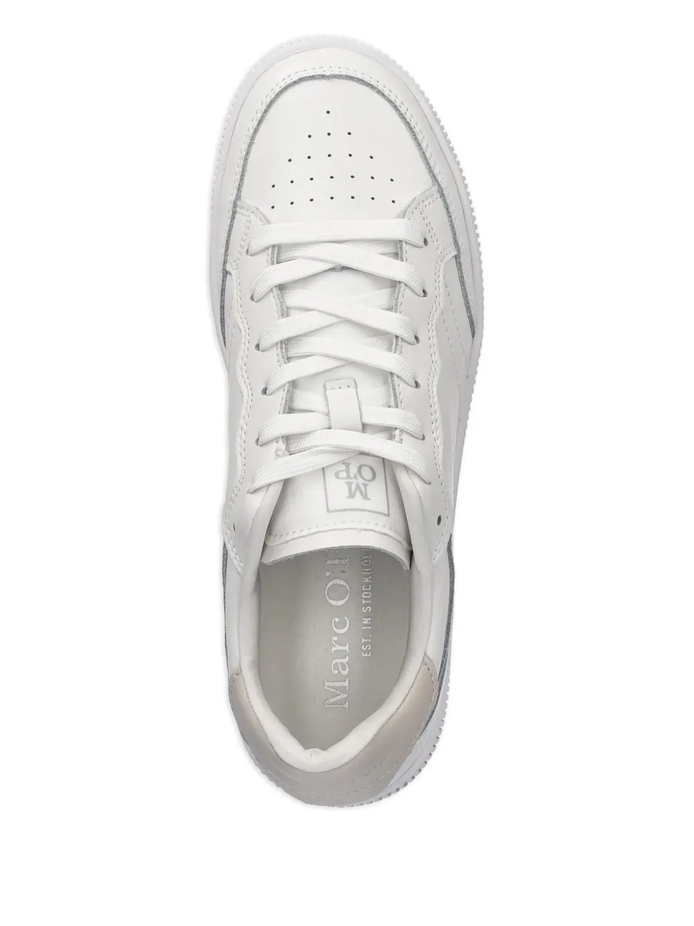 Marc O'Polo leather panelled trainers Pink