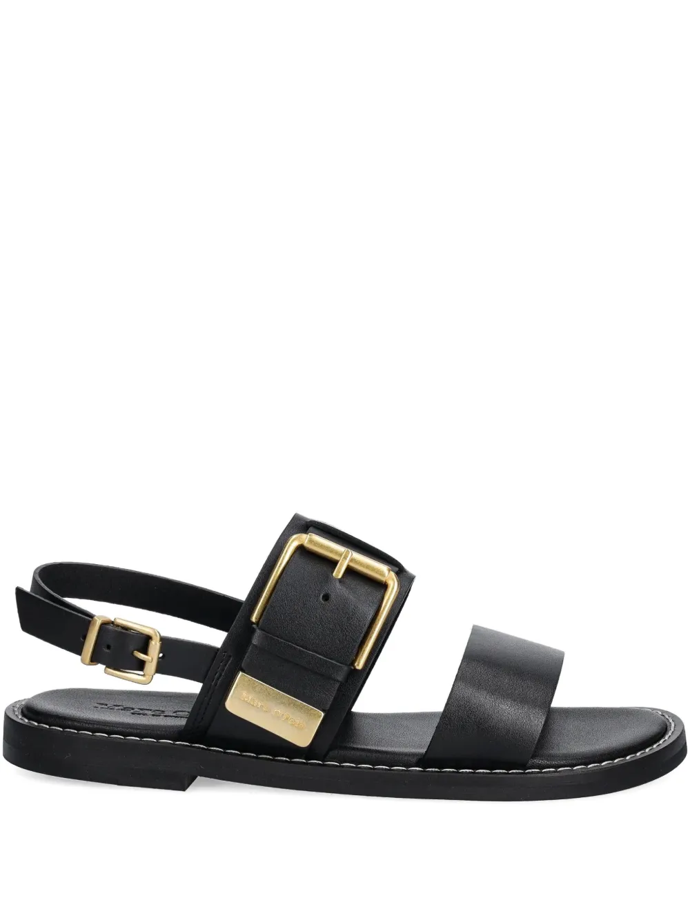 Marc O'Polo buckle-fastening leather sandals | Black | Image 1