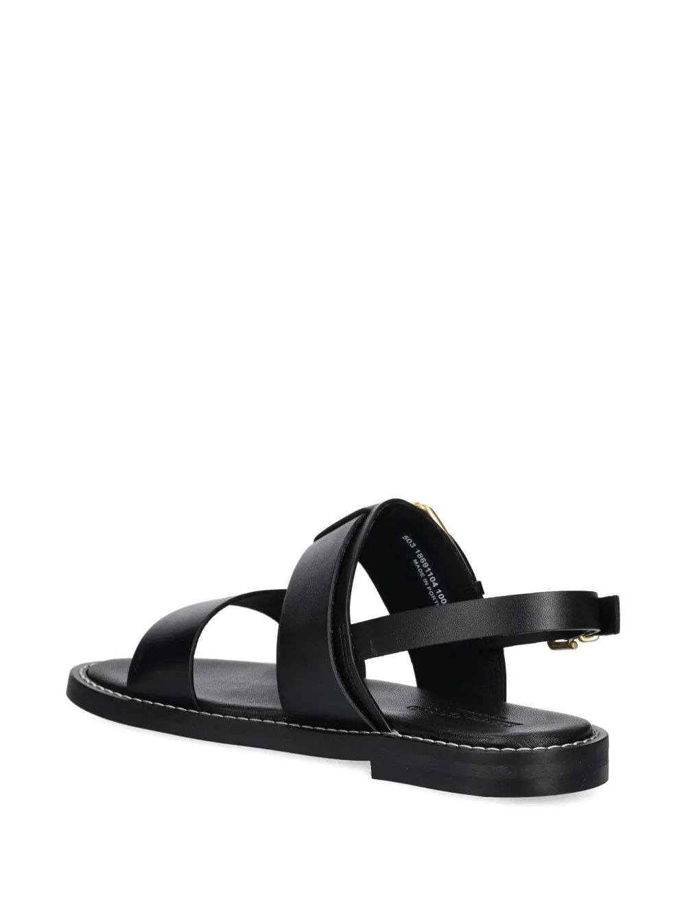 Marc O'Polo buckle-fastening leather sandals Black