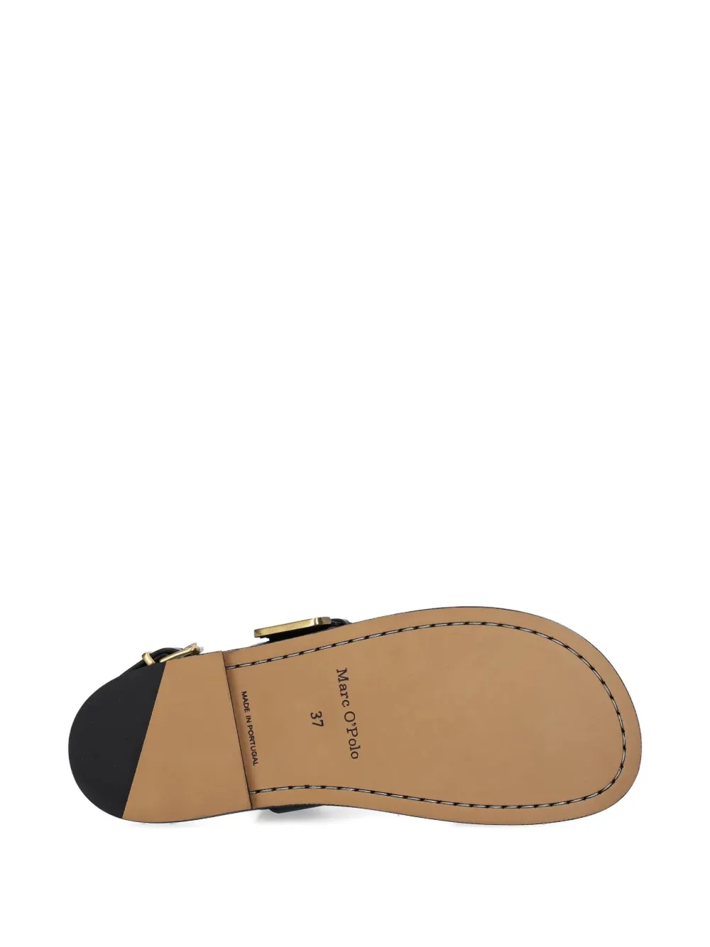 Marc O'Polo buckle-fastening leather sandals Black
