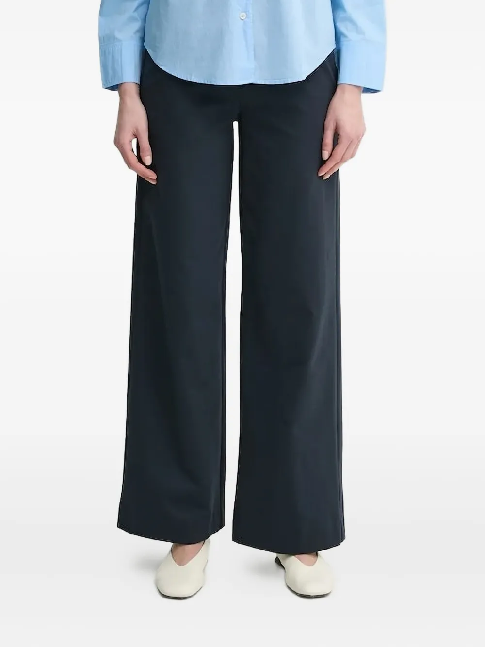 Marc O'Polo Interlock broek Blauw